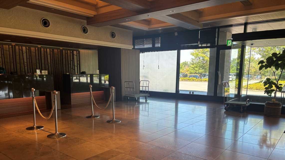 伊豆マリオット修善寺のチェックインカウンター