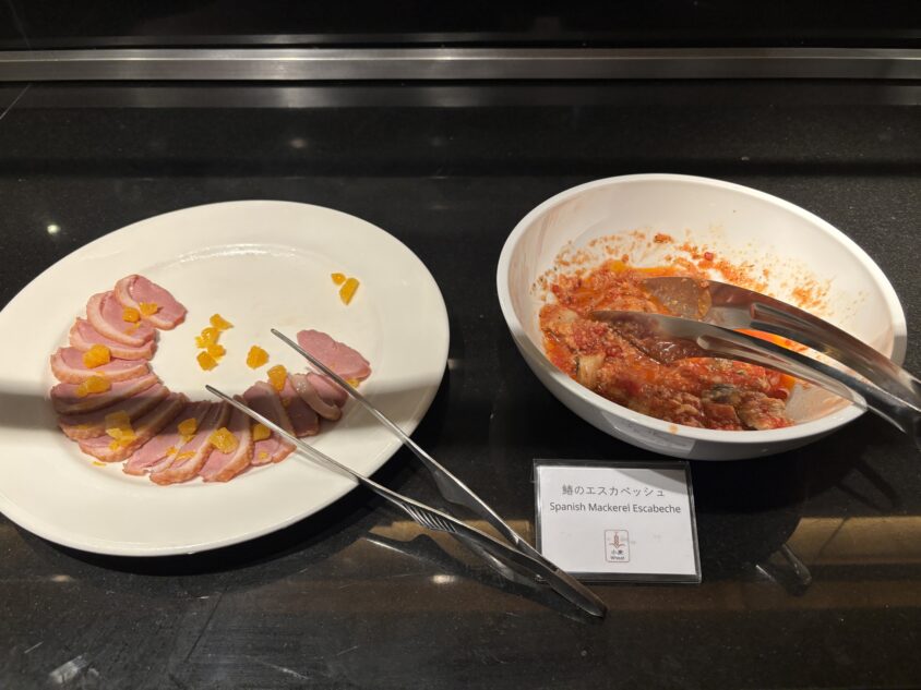 バータイム後半の冷菜