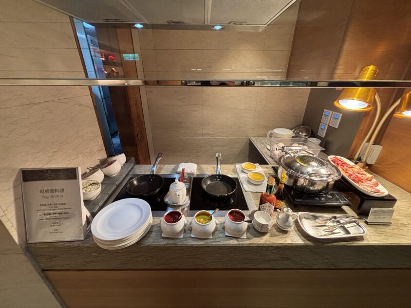 シェラトングランデ台北ラウンジ朝食の全体