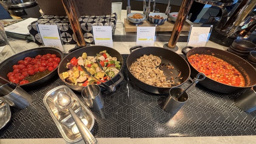 ウェスティン都ホテル京都・洛空の洋食と飲み物