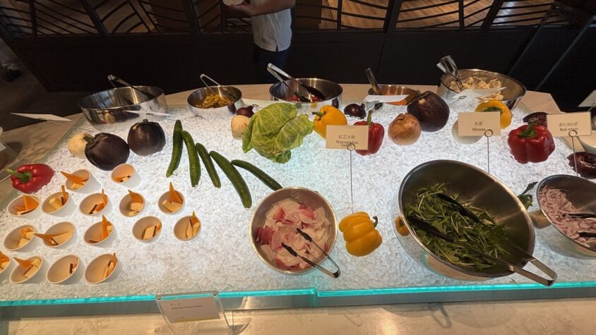 ウェスティン都ホテル京都・洛空の洋食と飲み物