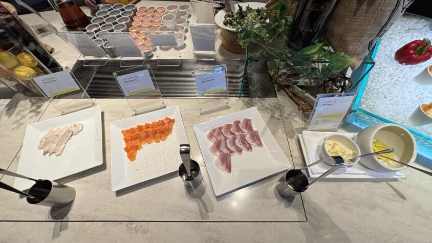 ウェスティン都ホテル京都・洛空の洋食と飲み物