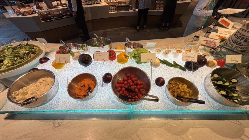 ウェスティン都ホテル京都・洛空の洋食と飲み物