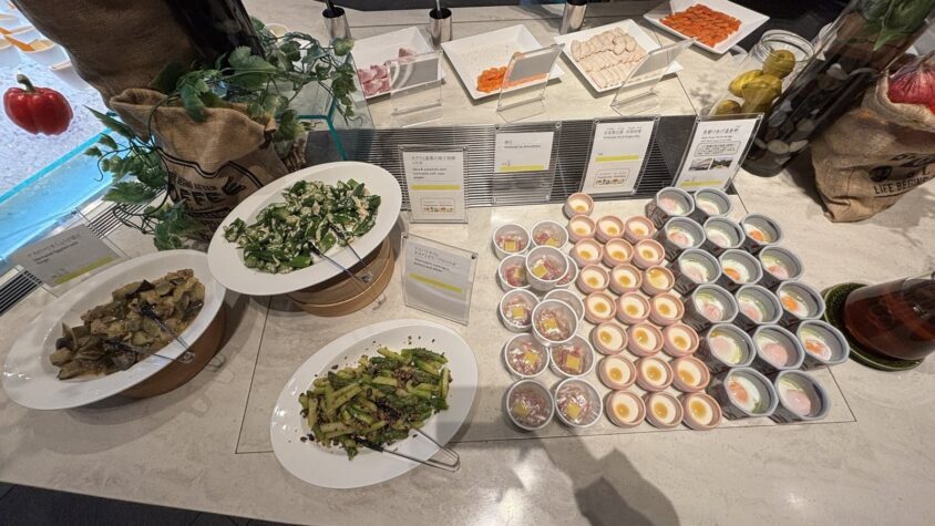 ウェスティン都ホテル京都・洛空の洋食と飲み物