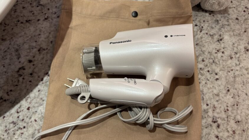 ウェスティン都ホテル京都・スーペリアルームのパナソニック製ドライヤー